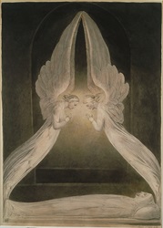 William_Blake_-_Christ_in_the_Sepulchre,_Guarded_by_Angels sm Angels